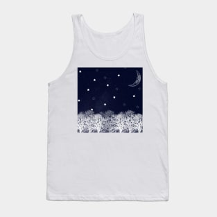 Forest at Night Tank Top
